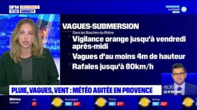 Pluie, vagues, vent... météo agitée à venir en Provence