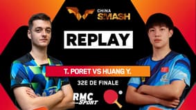 Replay : Un combat dantesque entre Poret et Huang (WTT China Smash)