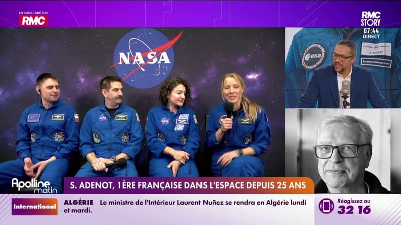 Sophie Adenot, 1ère Française dans l'espace depuis 25 ans