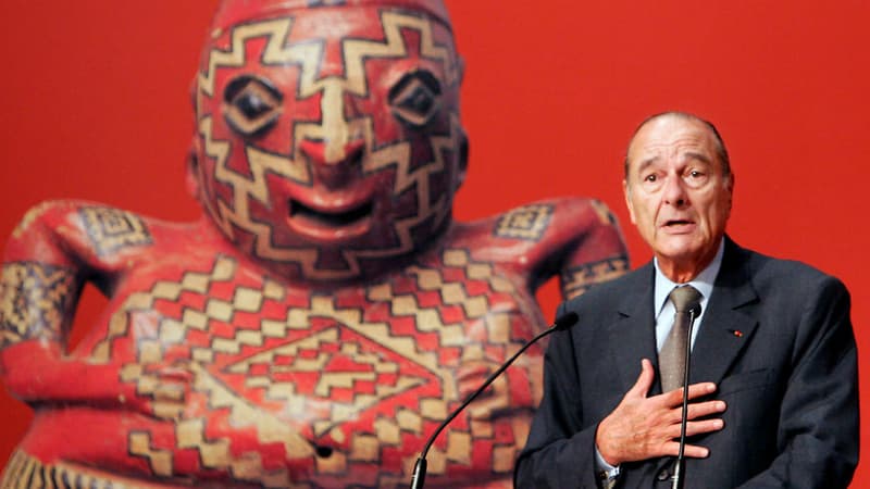 Jacques Chirac, en 2006, lors de l'inauguration du musée du Quai Branly.