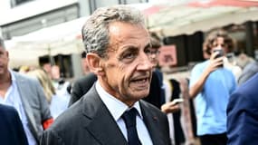 Nicolas Sarkozy à Arcachon le 25 août 2023 
