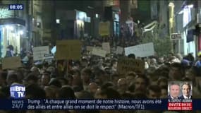 "Gaudin assassin! Gaudin démission!" Au moins 8000 personnes manifestent contre le maire de Marseille 10 jours après l'effondrement d'immeubles