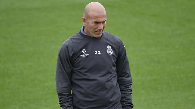 Zinedine Zidane pense (uniquement) à la demi-finale aller de Ligue des champions contre l'Atlético avec le Real, mardi.