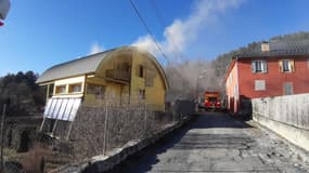 La célèbre "Maison Jaune" d’Yvan Bouguyon à Barcelonnette a été touchée par un incendie ce mercredi 7 février 2024