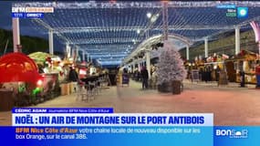 Marché de Noël: un air de montagne sur le port antibois