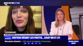 Consultations de François Bayrou: "On ne croit pas qu'il y aura de compromis vers la gauche", explique Alma Dufour (LFI)