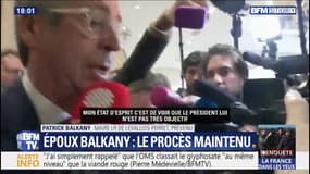 Patrick Balkany dénonce un président "pas très objectif" face au refus de renvoi de son procès