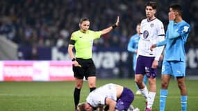 Stéphanie Frappart lors de Toulouse-OM, 19 février 2023