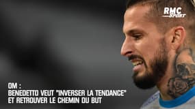 OM : Benedetto veut "inverser la tendance" et retrouver le chemin du but