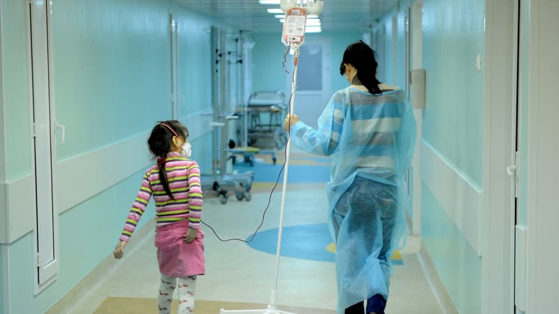 Un service d'oncologie pour enfant à Moscou.