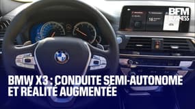  BMW X3 : conduite semi-autonome et réalité augmentée 