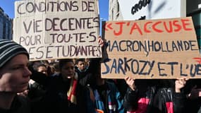 Une manifestation étudiante à Lyon, mardi 12 novembre 2019.