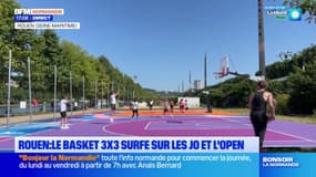 Rouen: le basket 3x3 surfe sur les JO et l'Open