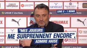 Lens 2-1 Reims : "Mes joueurs me surprennent encore", admire Haise
