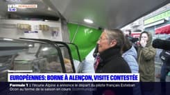 Européennes: Élisabeth Borne à Alençon, une visite contestée