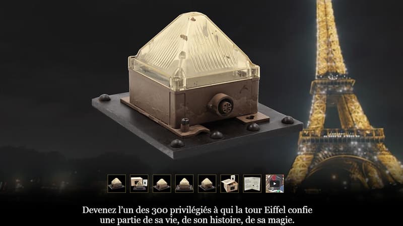 Une ampoule de la Tour Eiffel