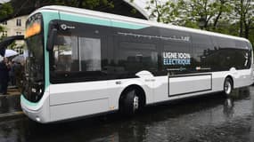 Un bus électrique de la RATP