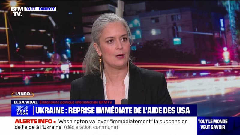 Négociations États-Unis/Ukraine: reprise immédiate de l'aide américaine