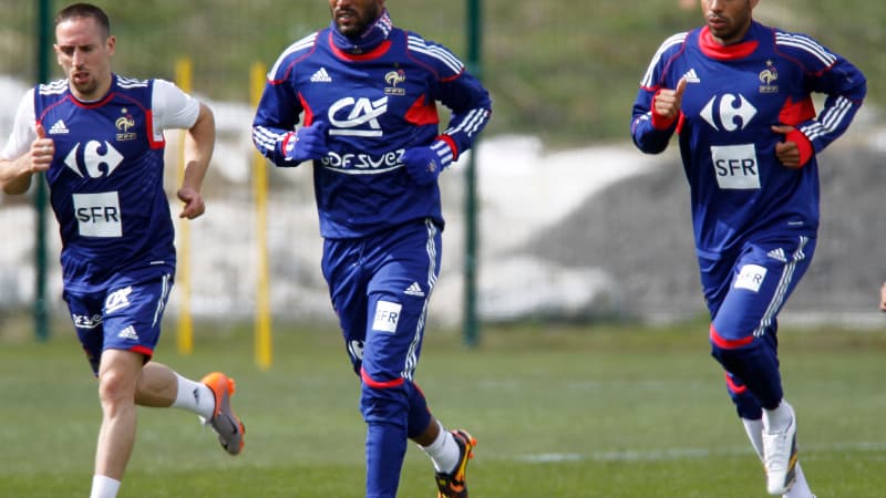 Nicolas Anelka, Franck Ribéry et Thierry Henry