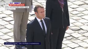 Hommage à Jacques Chirac: la Marseillaise retentit dans la cour des Invalides 