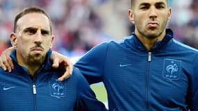 Franck Ribéry et Karim Benzema.