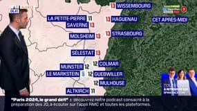 Météo Alsace: une fin de semaine sous la grisaille avec un risque d'averses dans la soirée