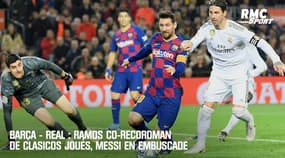 Barcelone - Real Madrid : Ramos co-recordman de Clasicos disputés, Messi en embuscade