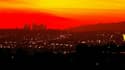 La ville de Los Angeles, prise en photo un matin à l'aube (illustration).