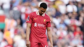 Trent Alexander-Arnold lors de Liverpool-Arsenal, le 11 mai 2025.