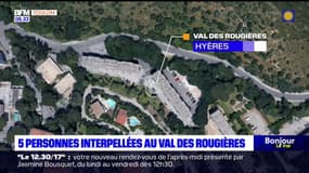 Hyères: cinq personnes interpellées au Val des Rougières