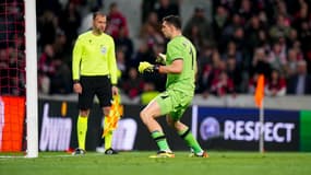 Emiliano Martinez, à Lille le 18 avril 2024