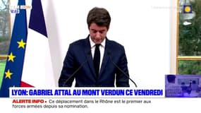 Rhône: Gabriel Attal attendu vendredi au Mont Verdun