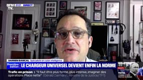 Chargeur universel: "Ça fait 10 ans que l'Union européenne réfléchit à ce sujet", affirme Damien Bancal, spécialiste en cyber intelligence