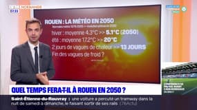 Rouen: à quoi pourrait ressembler la météo en 2050?