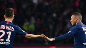Ander Herrera et Kylian Mbappé