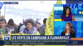 La campagne EELV se déplace à Flamanville