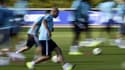 L'équipe de France à l'entraînement à Clairefontaine