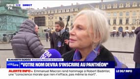Hommage à Robert Badinter: "C'était une cérémonie qui ressemblait à l'homme qu'il était" affirme Élisabeth Guigou, ancienne ministre de la Justice