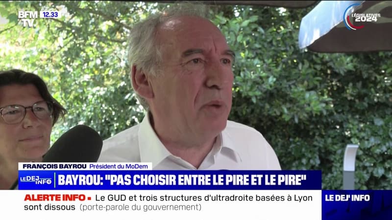 François Bayrou sur les législatives: 