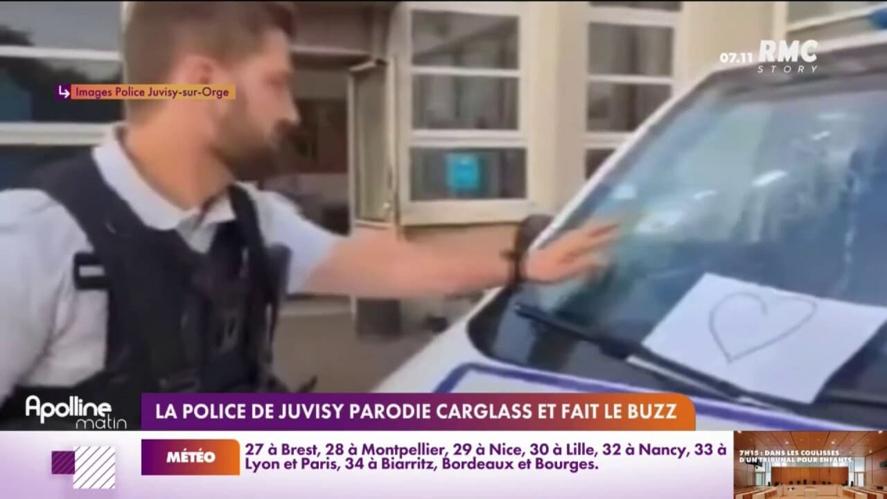 La police de Juvisy parodie Carglass et fait le buzz