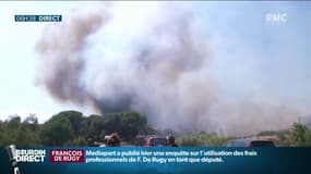 18 départs de feu ont eu lieu sur la commune de Millas ce mardi