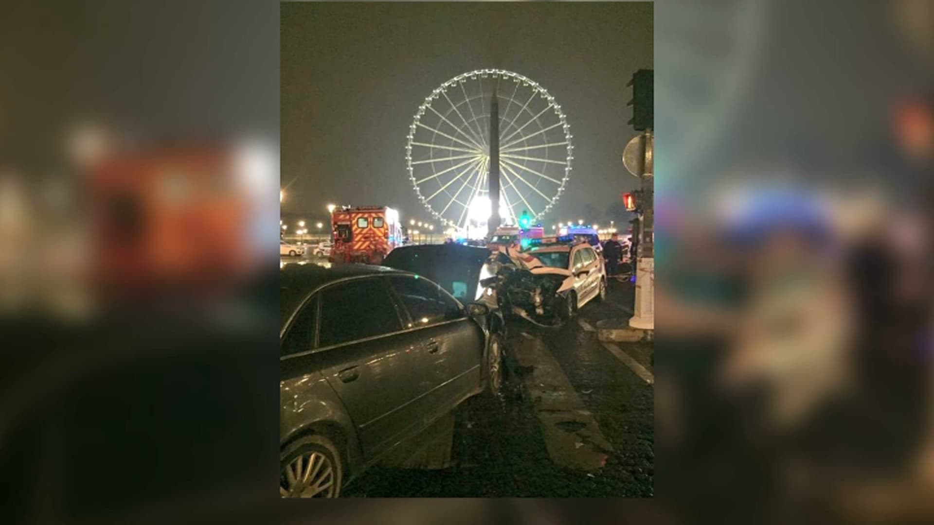 L'accident a eu lieu non loin de la place de la Concorde L'accident a eu lieu non loin de la place de la Concorde