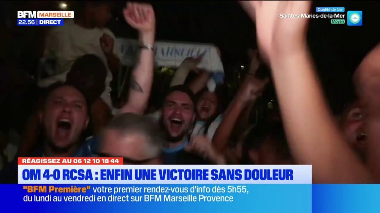 "Allez l'OM allez !" La fête devant le CEPAC Vélodrome !
