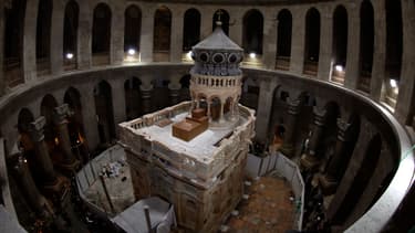 Le Saint-Sépulcre photographié après sa restauration, le 20 mars 2017.