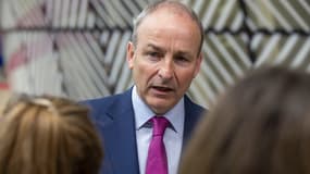 Le Premier ministre irlandais Micheál Martin, à Bruxelles, le 24 juin 2022.
