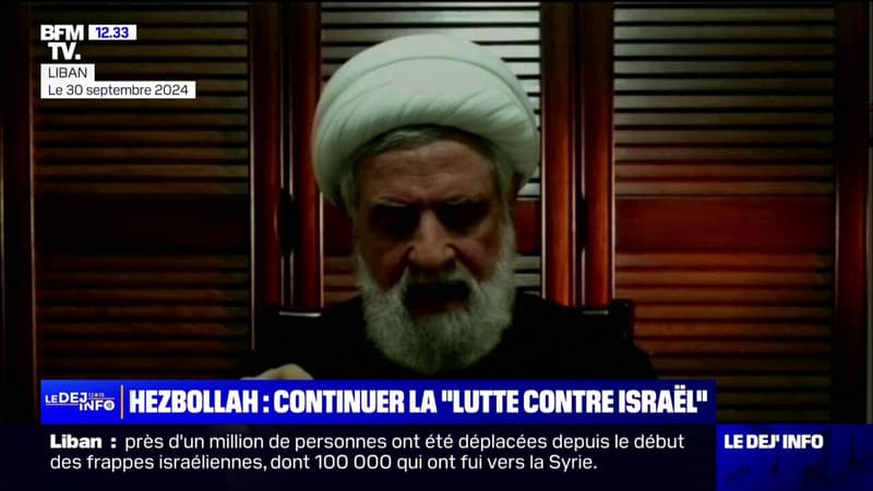 Liban/Israël: le numéro deux du Hezbollah, Naïm Qassem, affirme que 