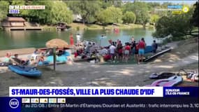 Saint-Maur-des-Fossés: les habitants se rafraichissent comme ils le peuvent