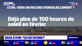 Soleil à Lyon: cent heures d'ensoleillement en Février