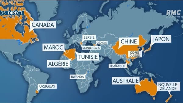 La France rouvre ses frontières avec 15 pays: comment ont-ils été choisis?

