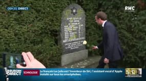 Antisémitisme: Emmanuel Macron a promis de "frapper les consciences"